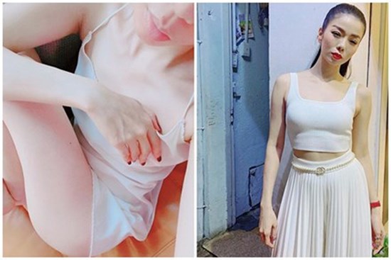 Lệ Quyên tung ảnh mặc váy ngủ khoe vòng 3, người nhìn chỉ chú ý vào xương ngực gân guốc