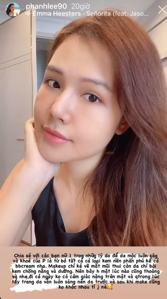 Bà xã của thiếu gia Cocobay khoe làn da mịn màng tuổi 30, bật mí tuyệt chiêu không cần kem nền mà da vẫn căng mọng-5