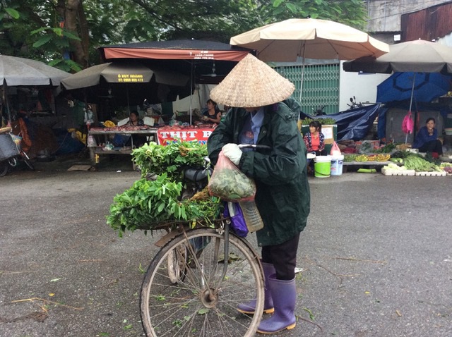 Hà Nội: Giá thịt lợn giảm, rau xanh tăng chóng mặt” vì mưa-3