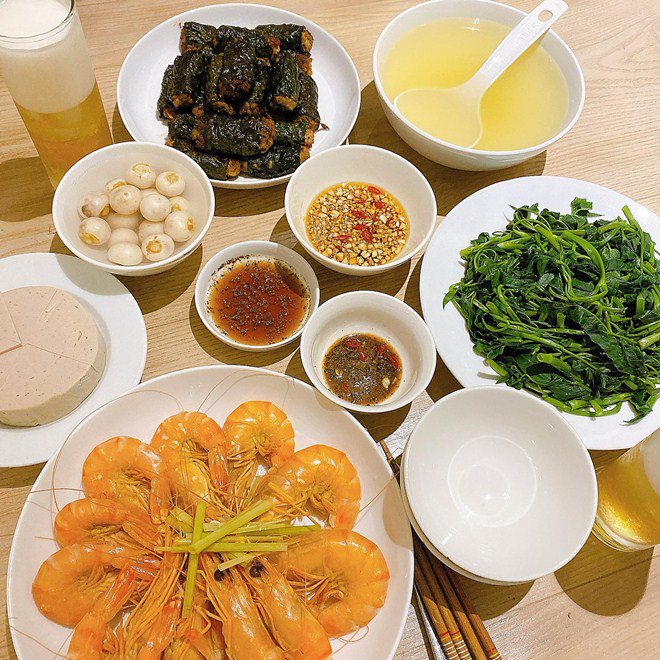 Chưa chồng mà Bích Phương làm cơm ngon chuẩn vợ đảm, bảo sao bao anh lao vào xin rửa bát-8