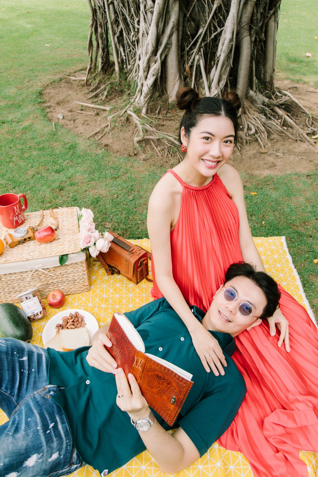 Thúy Vân lần đầu khoe ảnh mang bầu 6 tháng, hạnh phúc bên chồng đại gia-1