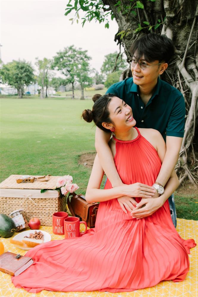 Thúy Vân lần đầu khoe ảnh mang bầu 6 tháng, hạnh phúc bên chồng đại gia-3