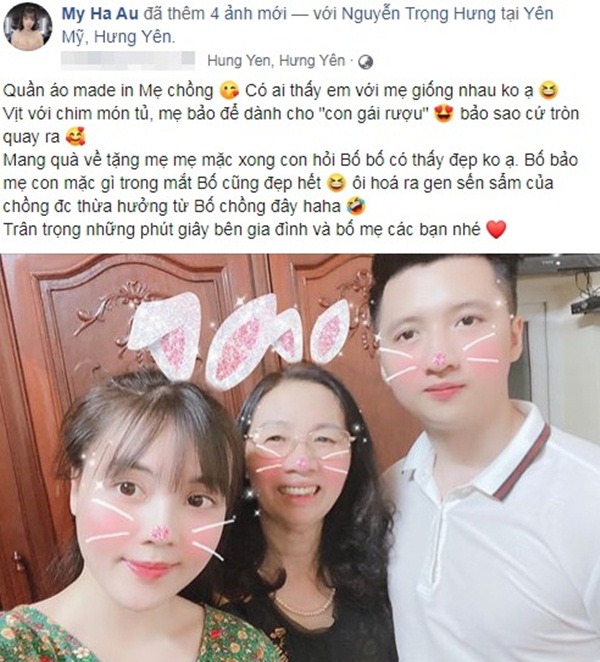 Loạt tin nhắn Âu Hà My từng rất tình thương mến thương với mẹ Trọng Hưng, phản pháo lời cáo buộc từ chị chồng-2