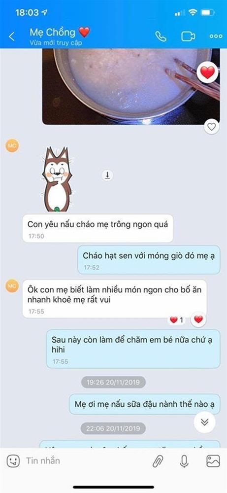 Loạt tin nhắn Âu Hà My từng rất tình thương mến thương với mẹ Trọng Hưng, phản pháo lời cáo buộc từ chị chồng-4