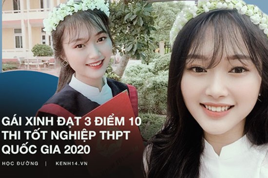 Cô bạn xinh như hot girl đạt 3 điểm 10 thi tốt nghiệp: Bố mất sớm, gia đình cận nghèo, thức học đến 6h sáng