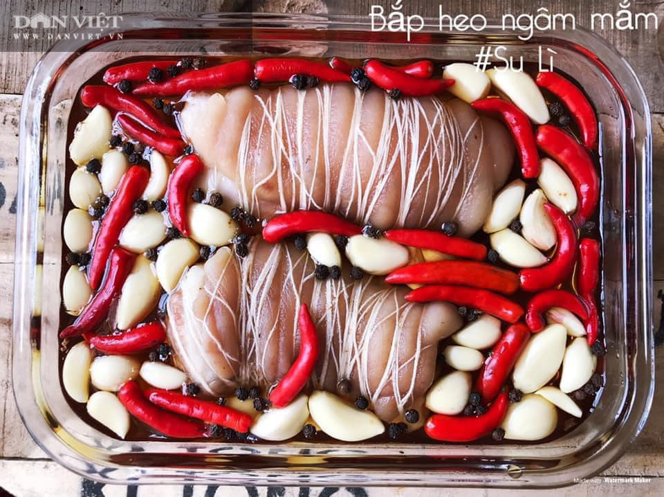 Bắp giò heo ngâm mắm chua chua, mặn mặn, món ngon ai ai cũng thích-2