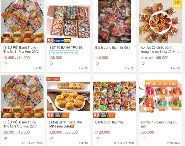 Nhan nhản bánh trung thu giá siêu rẻ, không rõ nguồn gốc trên chợ mạng-3