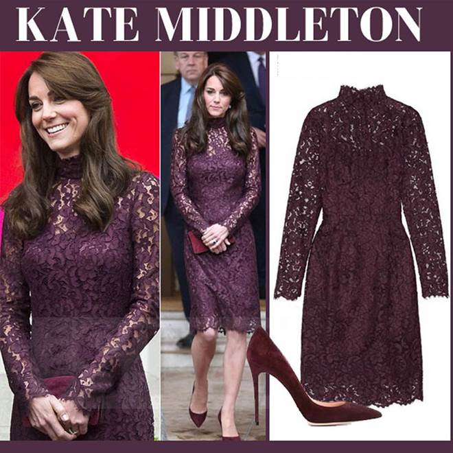 Mặc trang phục màu tím dễ quê và sến: Công nương Kate đã chứng minh điều ngược lại-5