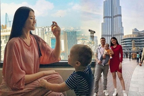 Lấy chồng Tây, Kha Mỹ Vân sang nuôi con ở xứ vàng Dubai, thuê giúp việc cũng mất 17 triệu
