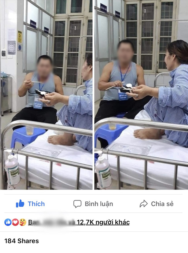 Đang chăm vợ ở bệnh viện, biết có người cần máu anh chồng vội để vợ một mình để làm điều này khiến nhiều người bất ngờ-1