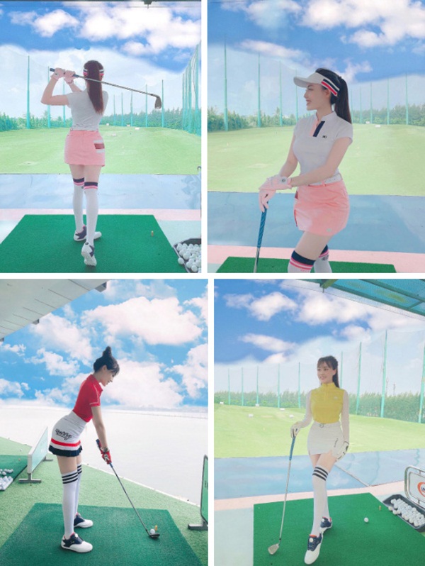 Bị Trọng Hưng tố không mang thai, Âu Hà My xoá hết ảnh chơi golf trên Facebook-3