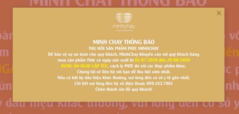 Nhà hàng Minh Chay sau sự cố pate chứa chất độc khiến 9 người nhập viện: Vắng khách, thực đơn chỉ còn giò và chả-4