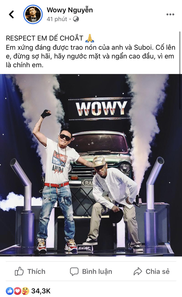 Wowy dành cho Dế Choắt sự trân trọng đáng quý, còn giúp lăng xê quán cháo và tiệm xăm của học trò đã thần tượng mình suốt 12 năm!-5