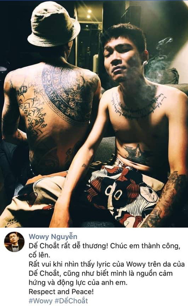 Wowy dành cho Dế Choắt sự trân trọng đáng quý, còn giúp lăng xê quán cháo và tiệm xăm của học trò đã thần tượng mình suốt 12 năm!-2