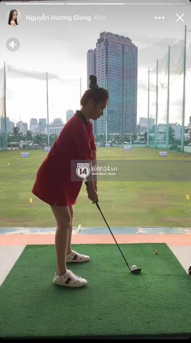 Tình tứ đi đánh golf, cuối cùng Matt Liu cũng chịu cho Hương Giang ra mắt mấy ông bạn rồi đây-4