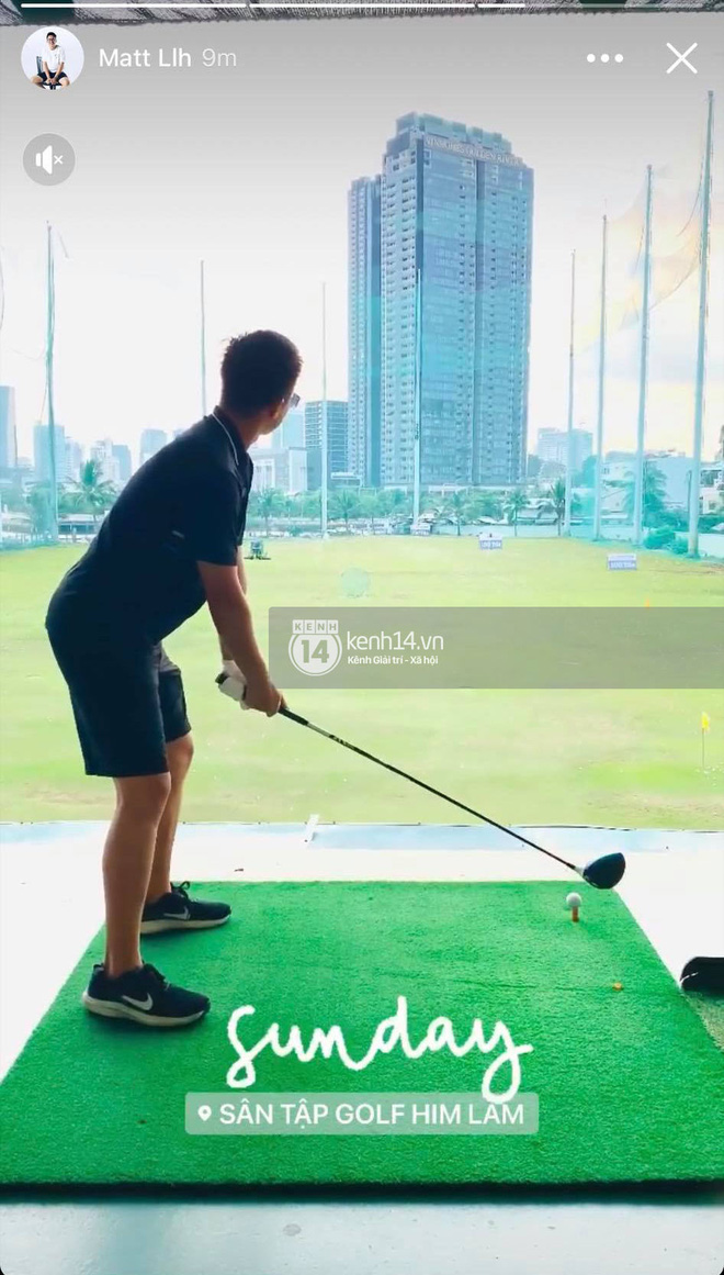 Tình tứ đi đánh golf, cuối cùng Matt Liu cũng chịu cho Hương Giang ra mắt mấy ông bạn rồi đây-3