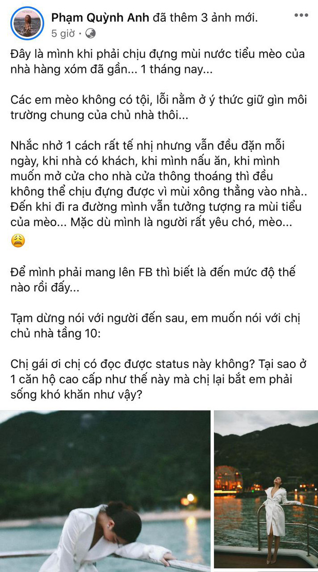 Phạm Quỳnh Anh ám ảnh 1 tháng nay vì hàng xóm có hành động mất vệ sinh, giờ phải đăng đàn dằn mặt vì không chịu nổi-1