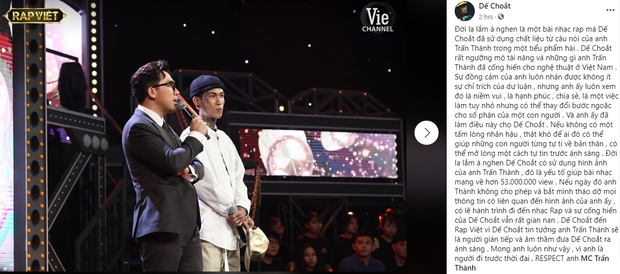 Hóa ra Trấn Thành là người góp phần giúp Dế Choắt có MV đạt hơn 54 triệu view!-2