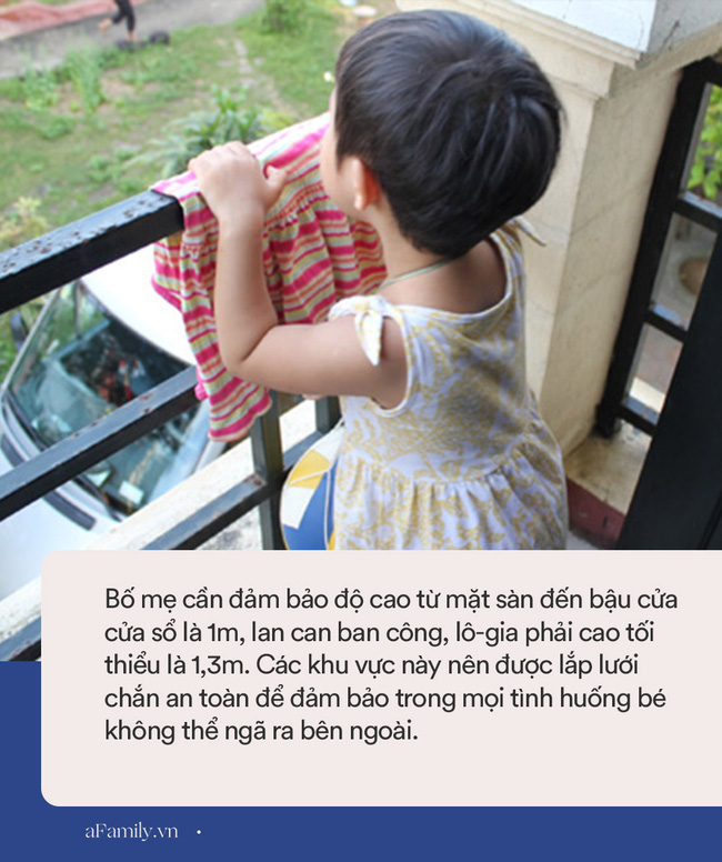 Bé gái 6 tuổi rơi từ tầng 12 xuống đất tử vong ở Hà Nội: Các gia đình có con nhỏ ở chung cư đừng quên những lưu ý này-3