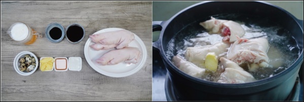 Bổ sung collagen cho da dẻ căng mịn chỉ với món móng giò kho trứng cút mềm ngon hấp dẫn-1