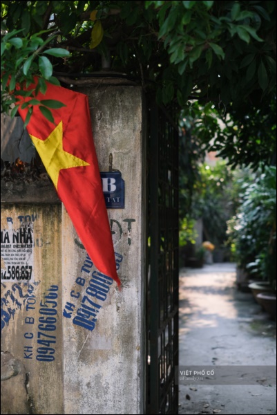 Đường phố rợp sắc đỏ Quốc kỳ, người dân thư thả đón Quốc khánh trong lòng một Hà Nội khác lạ-10