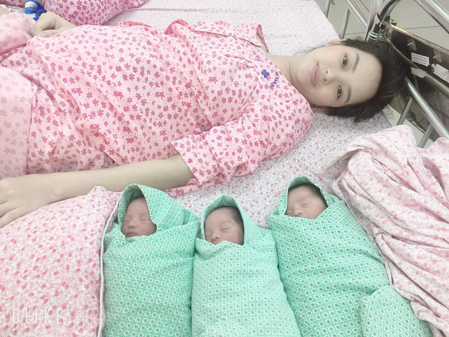 Mang thai 3 cực hiếm gặp, mẹ 9x bụng rạn chi chít ai cũng sợ không vác nổi, đẻ xong còn khủng khiếp hơn-4