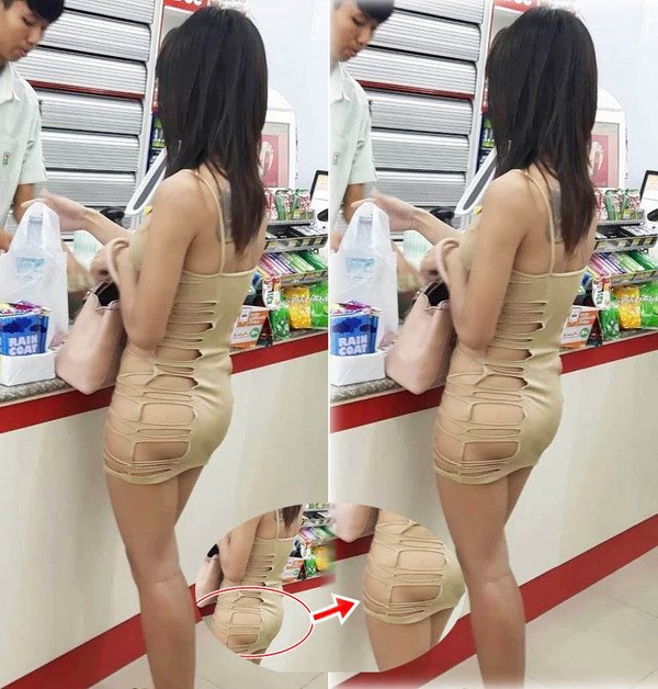 Cô gái làm dân tình hiểu lầm không mặc đồ ra đường, hoá ra là hotgirl có tiếng trên MXH-9