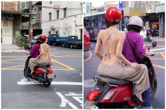 Cô gái làm dân tình hiểu lầm không mặc đồ ra đường, hoá ra là hotgirl có tiếng trên MXH