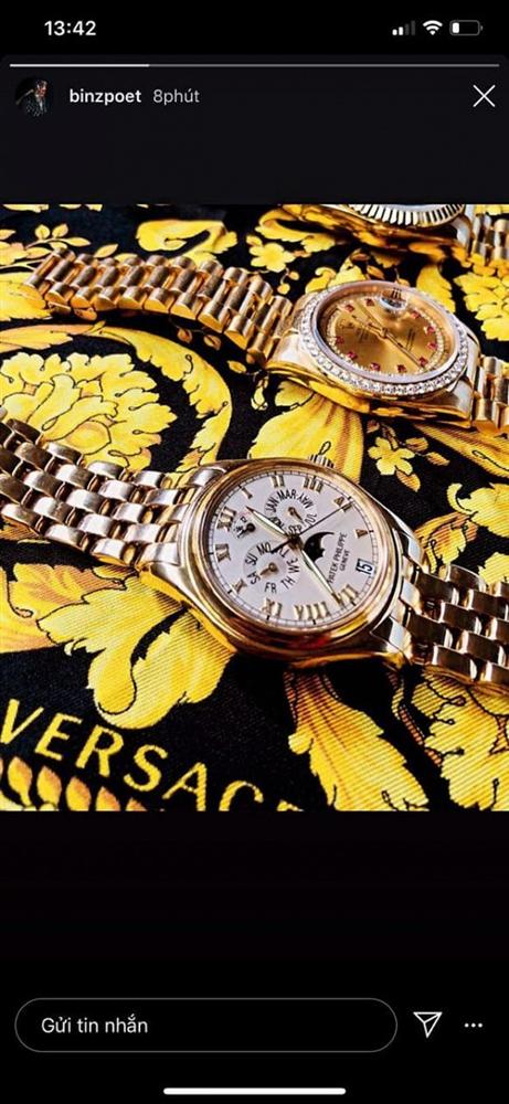 Binz khoe góc đồng hồ 1,5 tỷ khiến dân tình đứng ngồi không yên-1