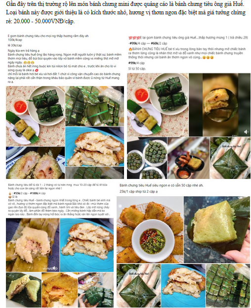 Bánh chưng mini với giá hời chỉ 10K/cái, mua rồi mới tính ra đắt hơn cả bánh chưng bình thường-1
