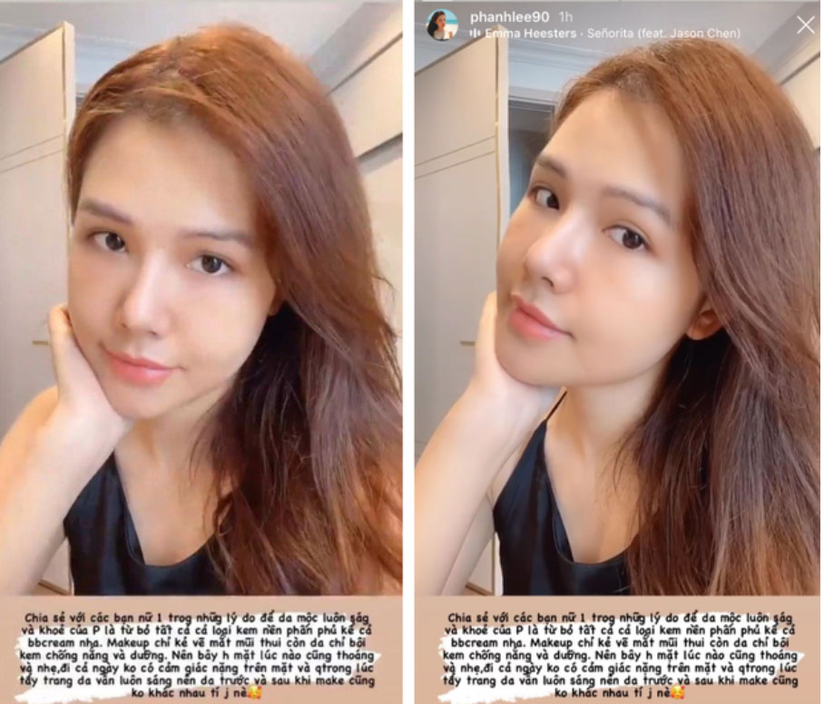 Phanh Lee vừa khoe màn biến hình nhờ makeup, dân tình chỉ mải ngắm mặt mộc của phu nhân tổng tài-3