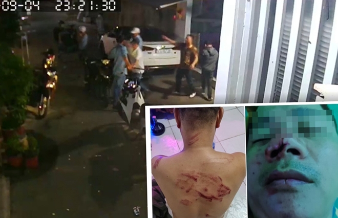 Hơn 10 đối tượng xông vào nhà đánh chém mặc gia đình van xin-1