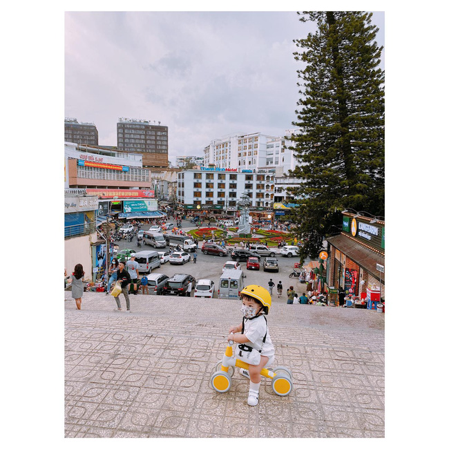 Bộ ảnh Ủn xe 1 vòng Đà Lạt của cậu nhóc 11 tháng tuổi khiến dân mạng thích thú thốt lên: Cute lạc lối là có thật-3