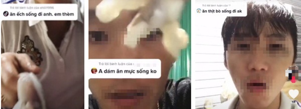 Dân mạng phẫn nộ trước loạt clip khoe chiến tích ăn cả tảng thịt sống câu follow phản cảm trên TikTok-2