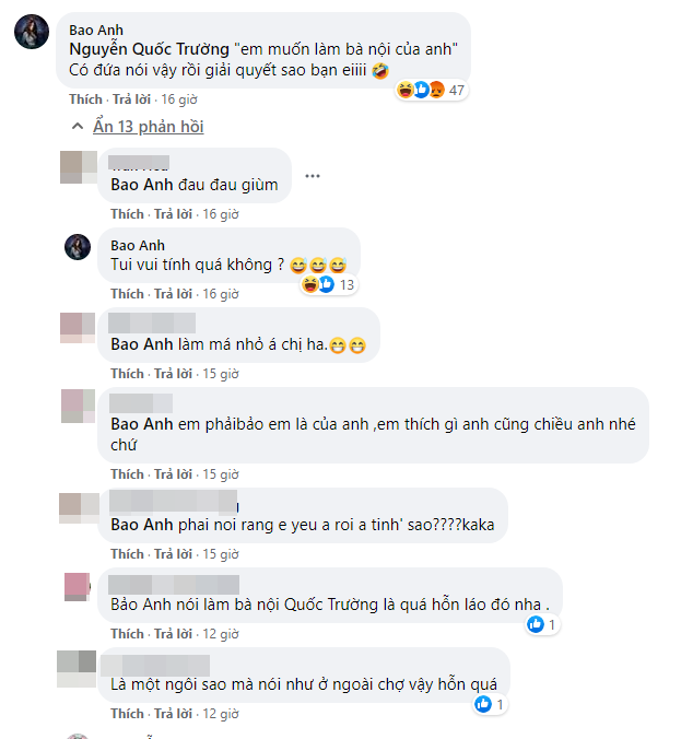 Bảo Anh bị chỉ trích hỗn láo khi bình luận câu nói này vào ảnh của bạn trai tin đồn Quốc Trường-1