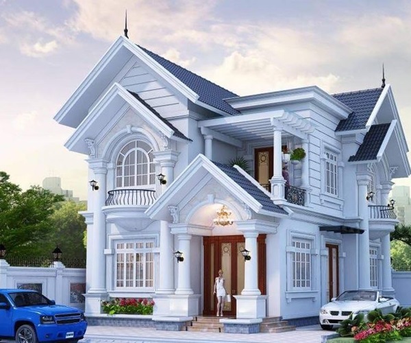 Mẫu nhà 2 tầng đẹp đơn giản hiện đại phù hợp cả nông thôn và thành thị-13