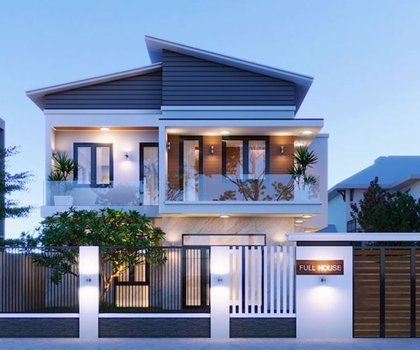 Mẫu nhà 2 tầng đẹp đơn giản hiện đại phù hợp cả nông thôn và thành thị-21