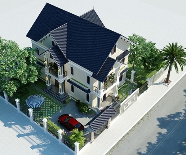 Mẫu nhà 2 tầng đẹp đơn giản hiện đại phù hợp cả nông thôn và thành thị-17