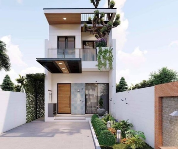 Mẫu nhà 2 tầng đẹp đơn giản hiện đại phù hợp cả nông thôn và thành thị-11