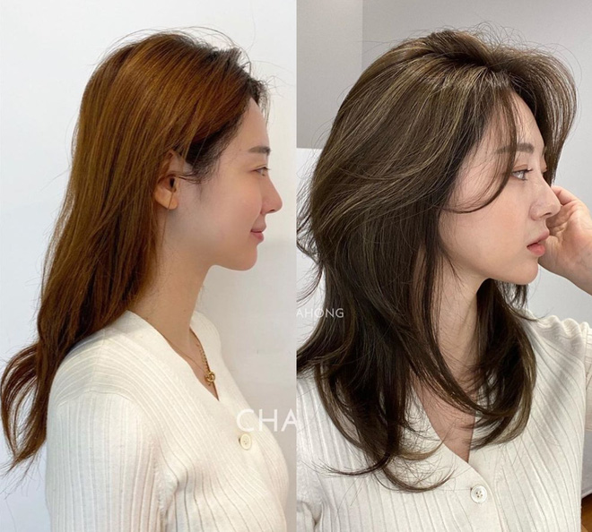 Combo tóc + tóc mái có khả năng tạo khối cho từng dáng mặt, các nàng áp dụng là xinh hơn vài chân kính-3