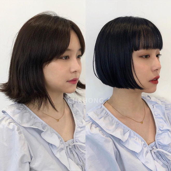 Combo tóc + tóc mái có khả năng tạo khối cho từng dáng mặt, các nàng áp dụng là xinh hơn vài chân kính-6