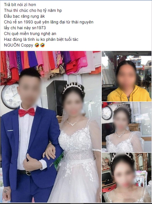 Xôn xao về loạt ảnh cưới của cặp đôi Thái Nguyên: Chú rể 27 cưới vợ 47 tuổi, xuất hiện những lời tố cáo từ người quen cô dâu!-1