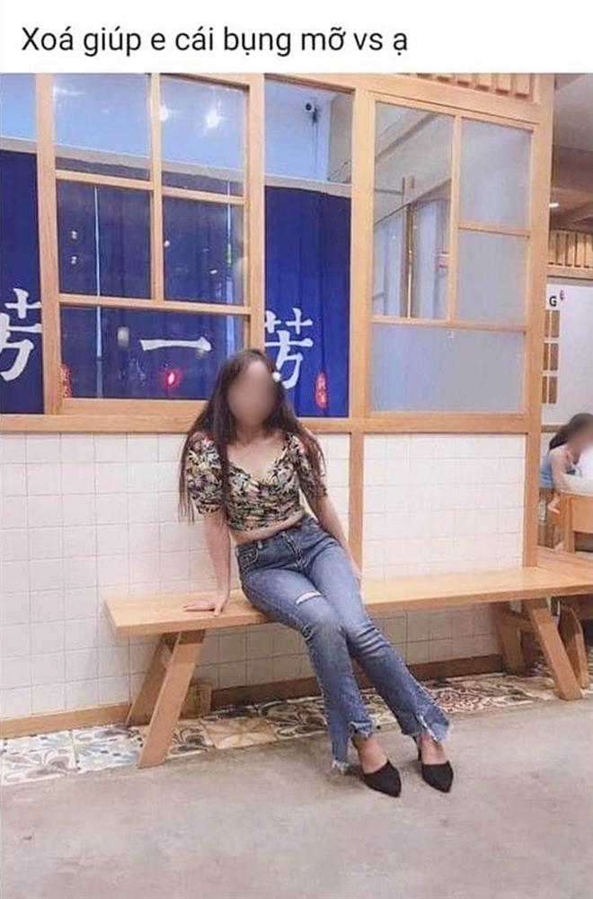 Nhờ cao nhân trên mạng xóa hộ chiếc bụng ngấn mỡ, cô gái trẻ nước mắt lưng tròng khi bị biến thành... bà mẹ bỉm sữa-1