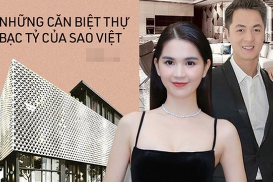Cơ ngơi bạc tỷ dàn sao Vbiz: Lý Nhã Kỳ dát vàng 'lâu đài', biệt thự triệu đô của Ngọc Trinh đọ với nhà Đan Trường 1.500m2 ở Mỹ