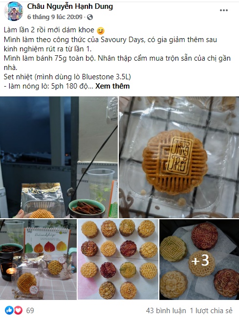 Còn vài tuần nữa là Trung thu, trình độ làm bánh nướng bằng nồi chiên không dầu của các chị em đã đạt đỉnh cao thế này rồi-19