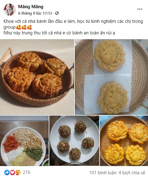 Còn vài tuần nữa là Trung thu, trình độ làm bánh nướng bằng nồi chiên không dầu của các chị em đã đạt đỉnh cao thế này rồi-28