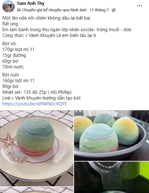 Còn vài tuần nữa là Trung thu, trình độ làm bánh nướng bằng nồi chiên không dầu của các chị em đã đạt đỉnh cao thế này rồi-41