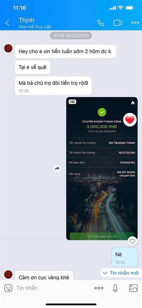Chị gái gửi tiền cho em trai nhanh hơn tốc độ ánh sáng: Xin sương sương mà cho hẳn ba chục triệu-7