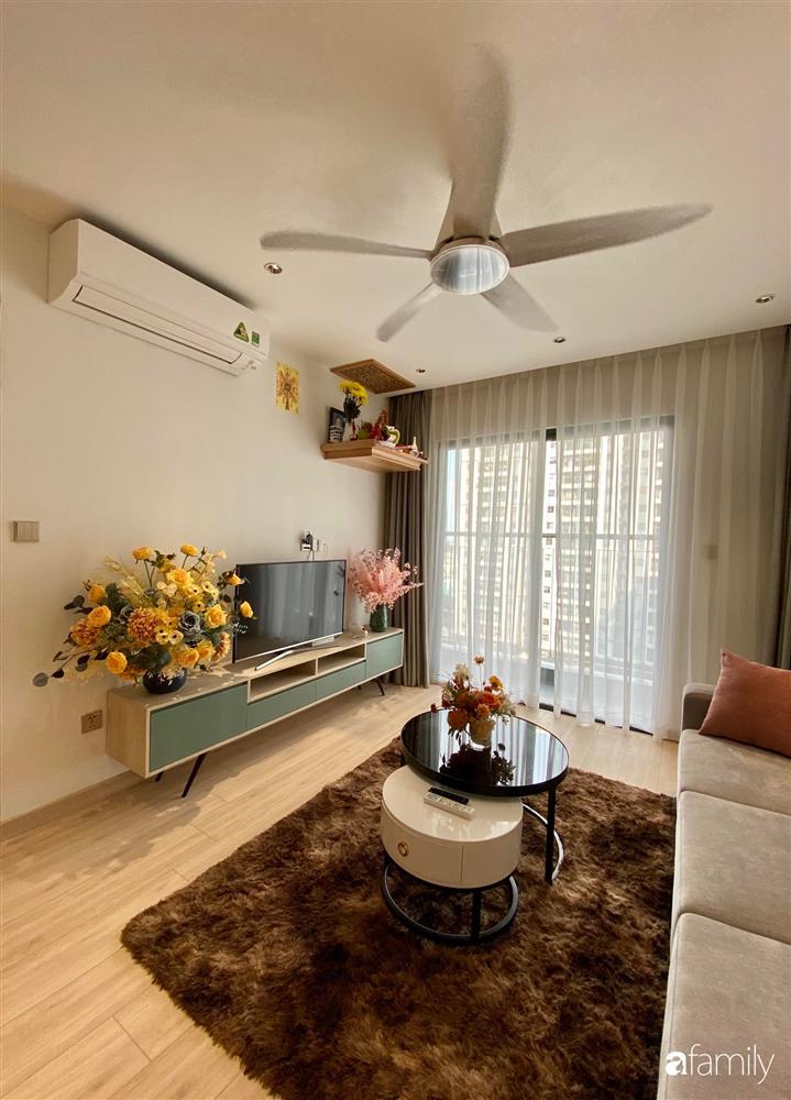 Căn hộ 69m² với gam màu xanh mát mẻ có chi phí nội thất 115 triệu đồng của vợ chồng trẻ chuẩn bị kết hôn ở Long Biên, Hà Nội-6