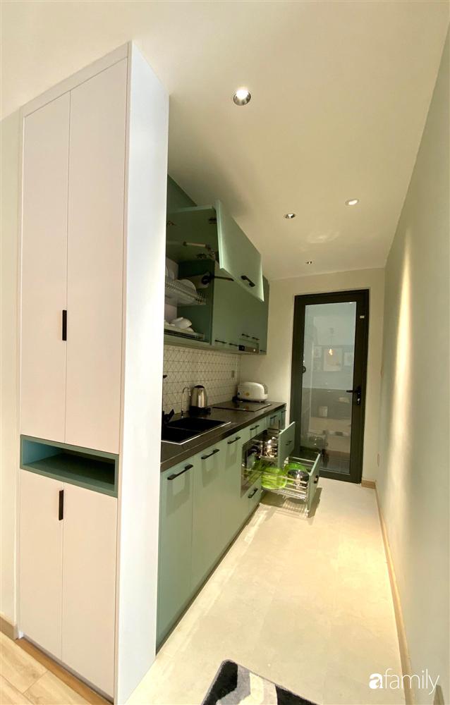Căn hộ 69m² với gam màu xanh mát mẻ có chi phí nội thất 115 triệu đồng của vợ chồng trẻ chuẩn bị kết hôn ở Long Biên, Hà Nội-9